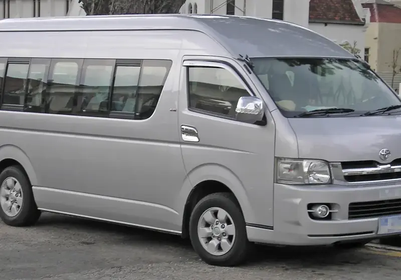 A passenger van suitable for group travel