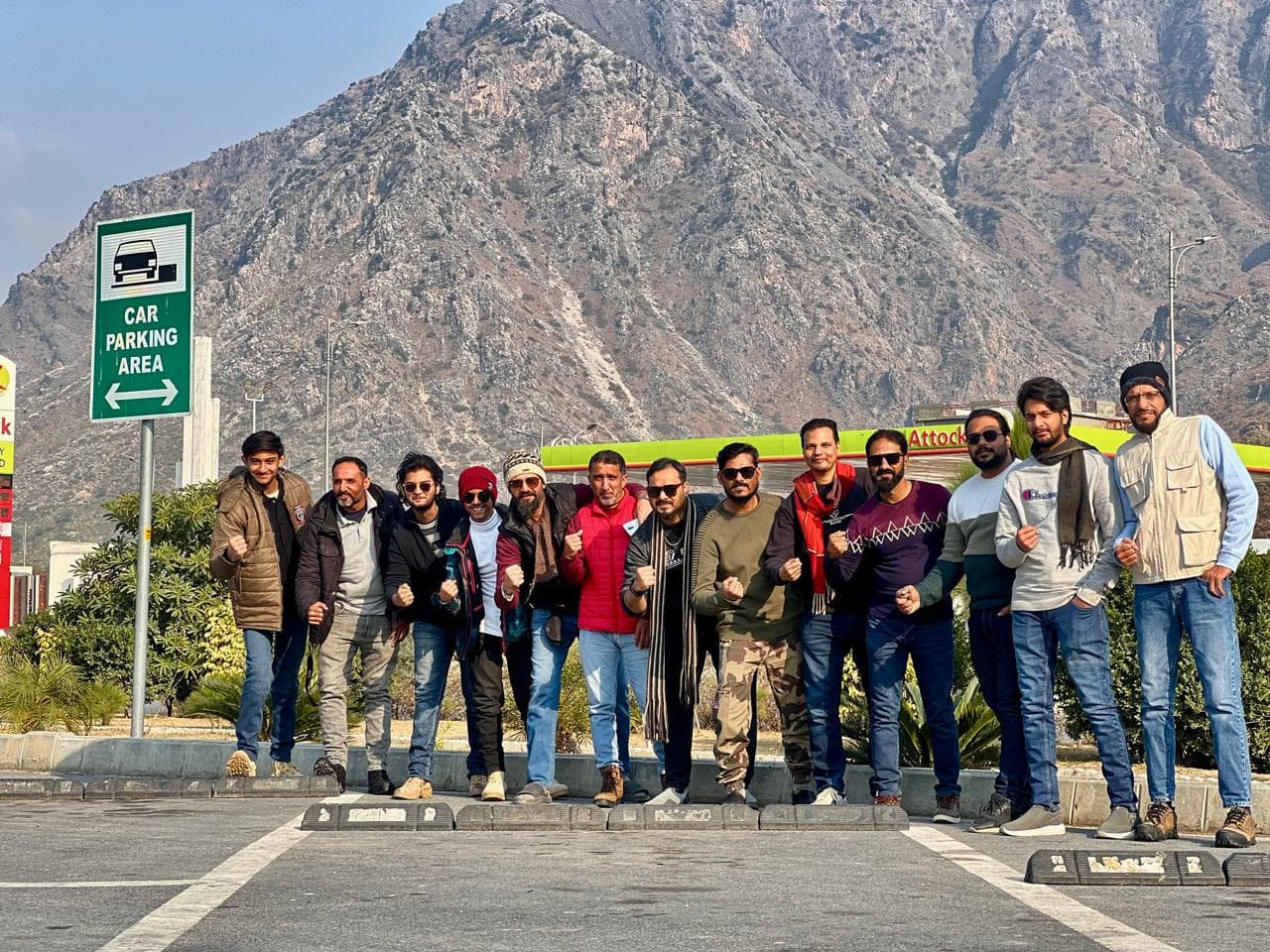 Travelers on a scenic Northern Pakistan trip arranged by Abid Tour & Travels.